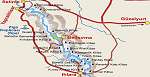 carte de la vallee d'Ihlara