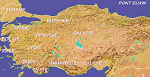 carte des provinces d'Asie Mineure
